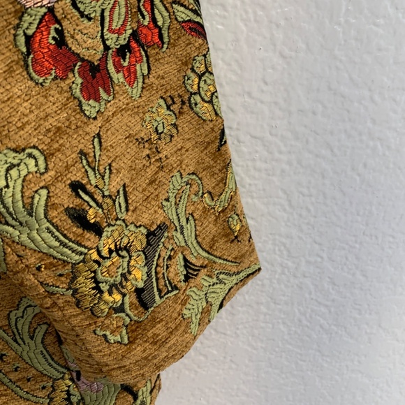 Susan Graver Jacquard Tapestry Coat US 10 NWOT Jacket Metallic Brocade Blazer - Picture 10 of 14